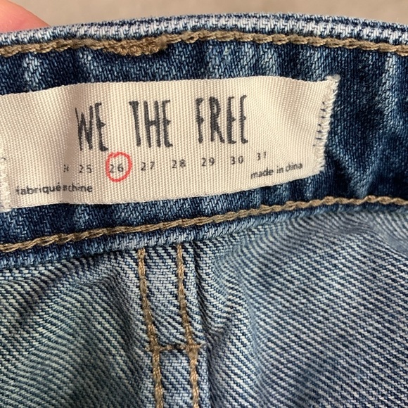 WE THE FREE Denim Mini Skirt SIZE 26 - Picture 3 of 5
